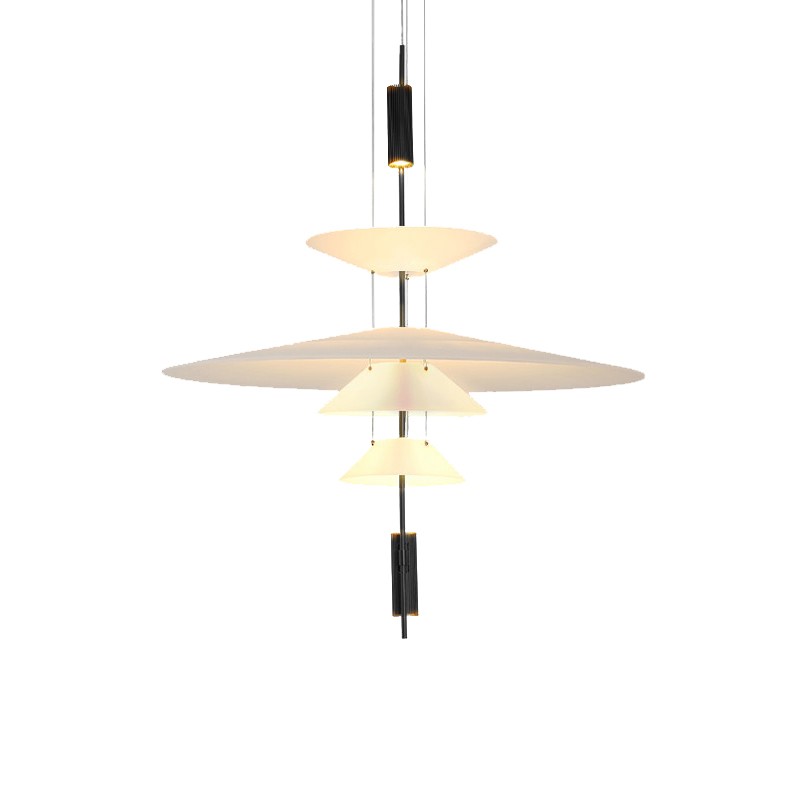 Modern LED Multi Layers Pendant Light For Dining Room