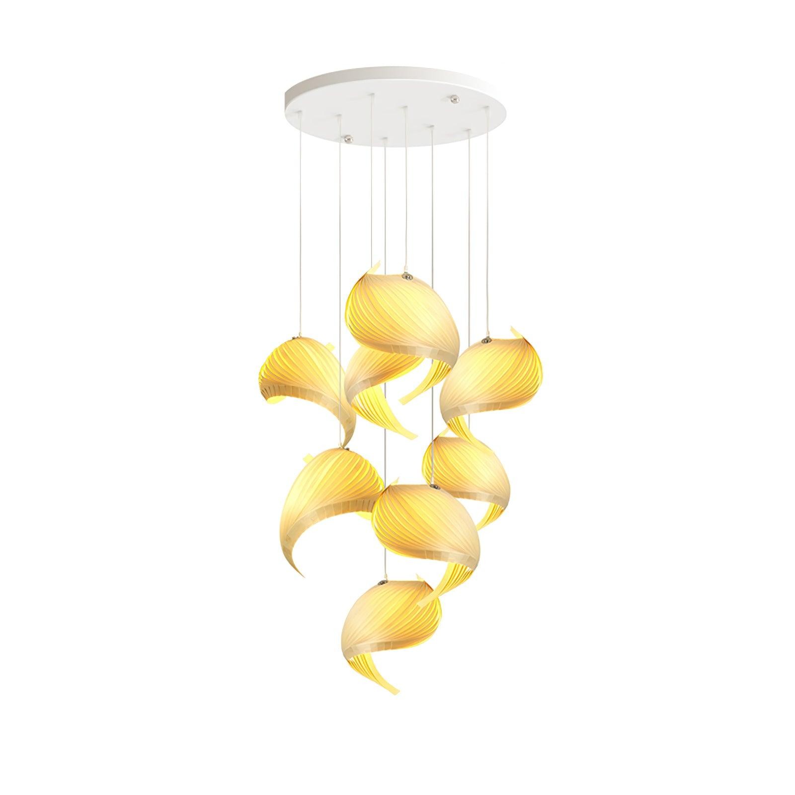 Creative Wooden Nautilus Shell Pendant Light S170
