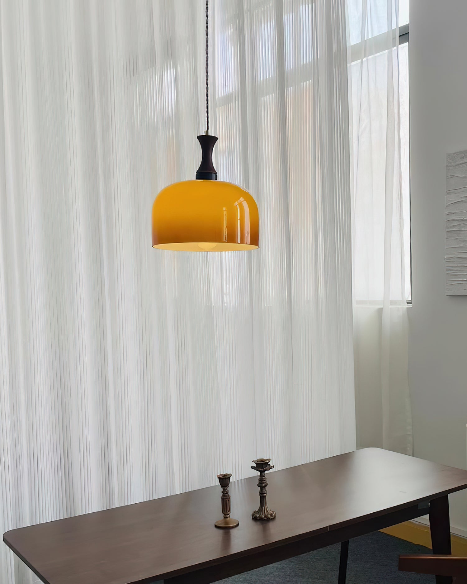 Lacey Glass Plug In Pendant Lamp D114