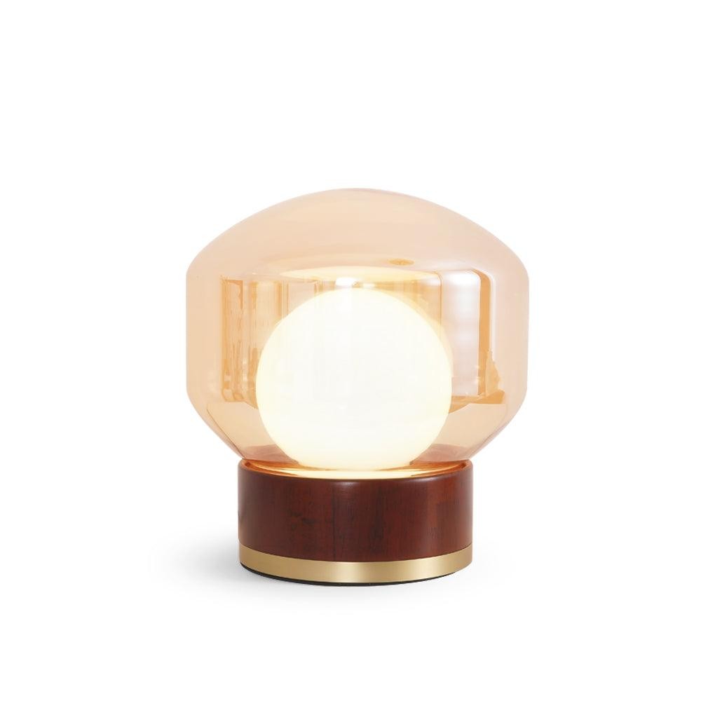 Simple Creative Wood Orb Table Lamp M527