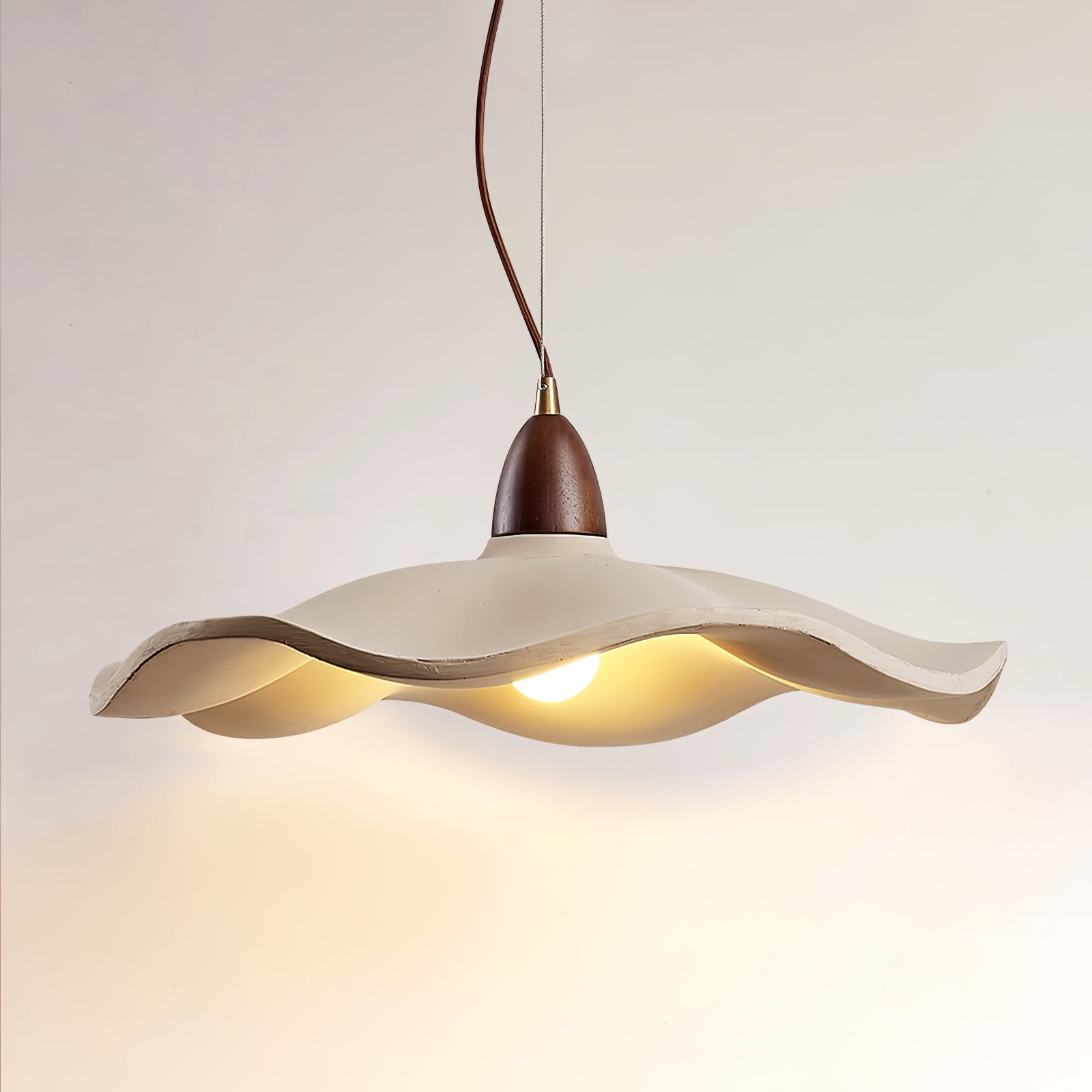Japanese Wabi-Sabi Style Cement Wave Pendant Lamp M80