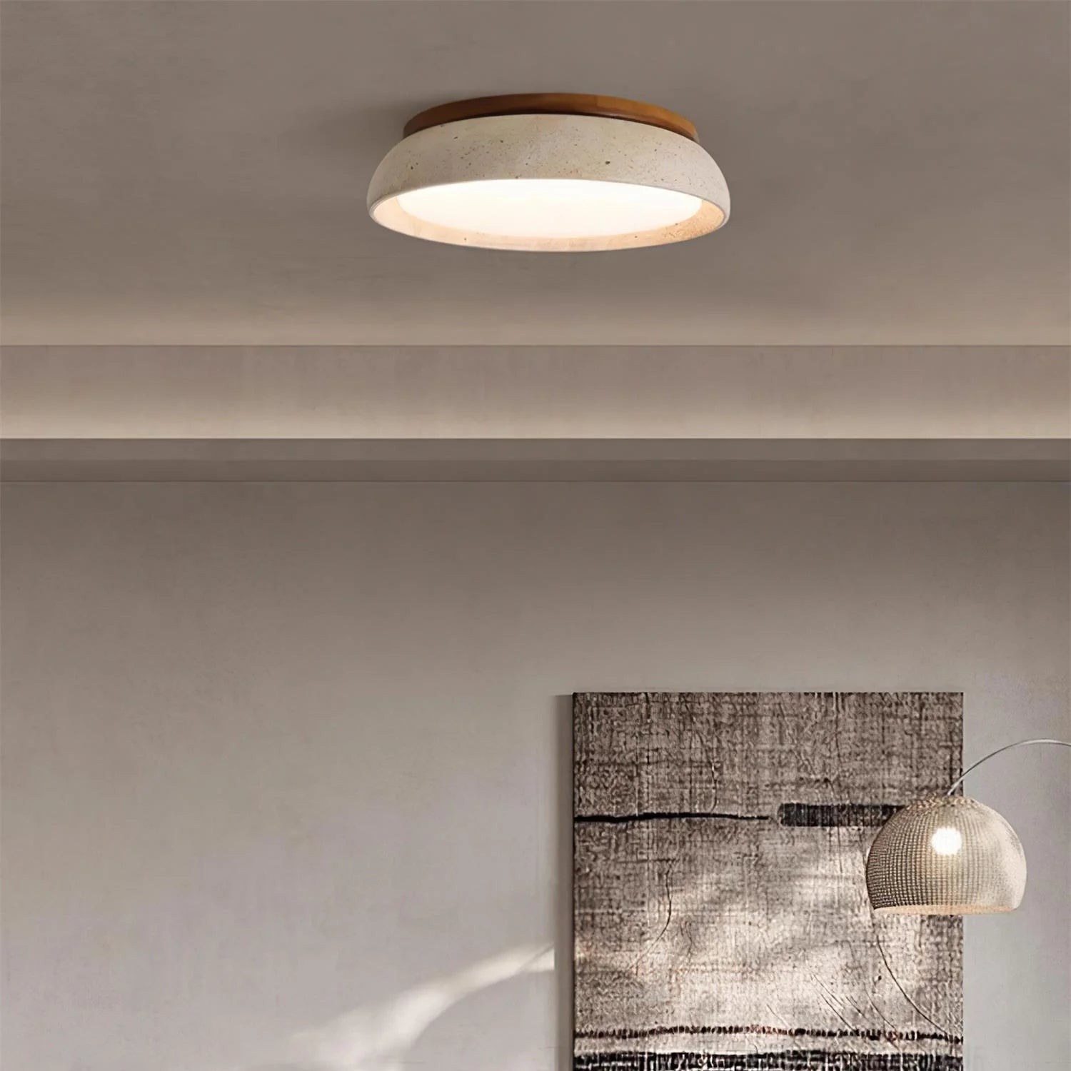 Torvella Modern Scandinavian Travertine Ceiling Light T431