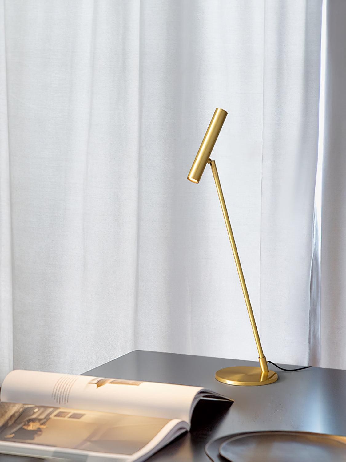 Modern Minimalist Brass Adjustable LED Floor Lamp M507