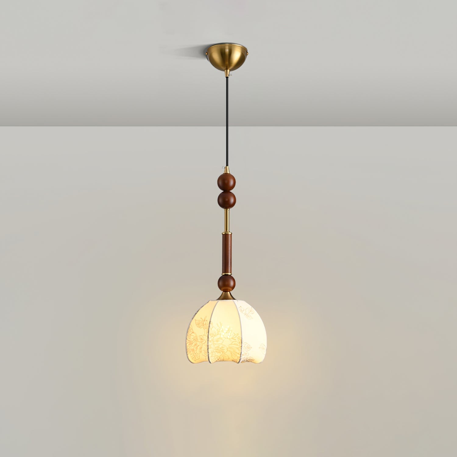 Retro Solid Wood Series Pendant Lamp M524