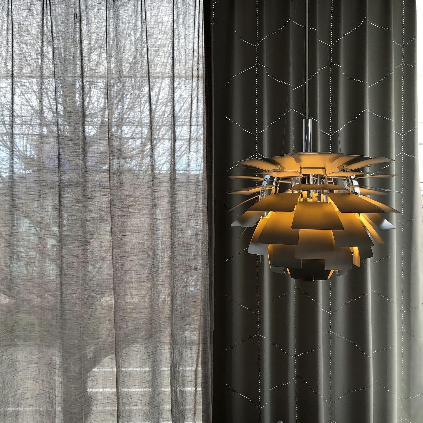 Modern Sculptural Layered Pendant Light
