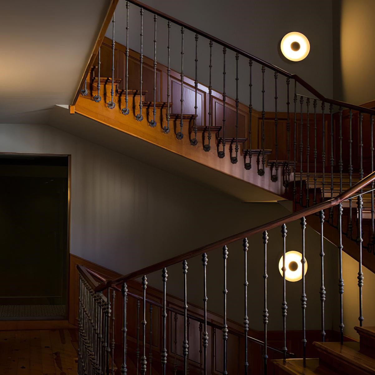 Simplicity Round Ginger Glow Wall Light S188