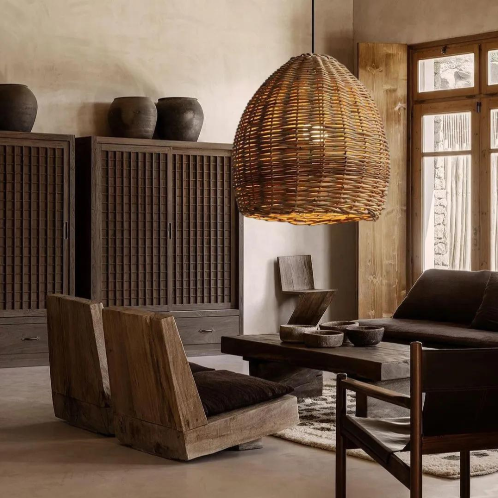 Suspended Quietness Japandi Pendant Light D827