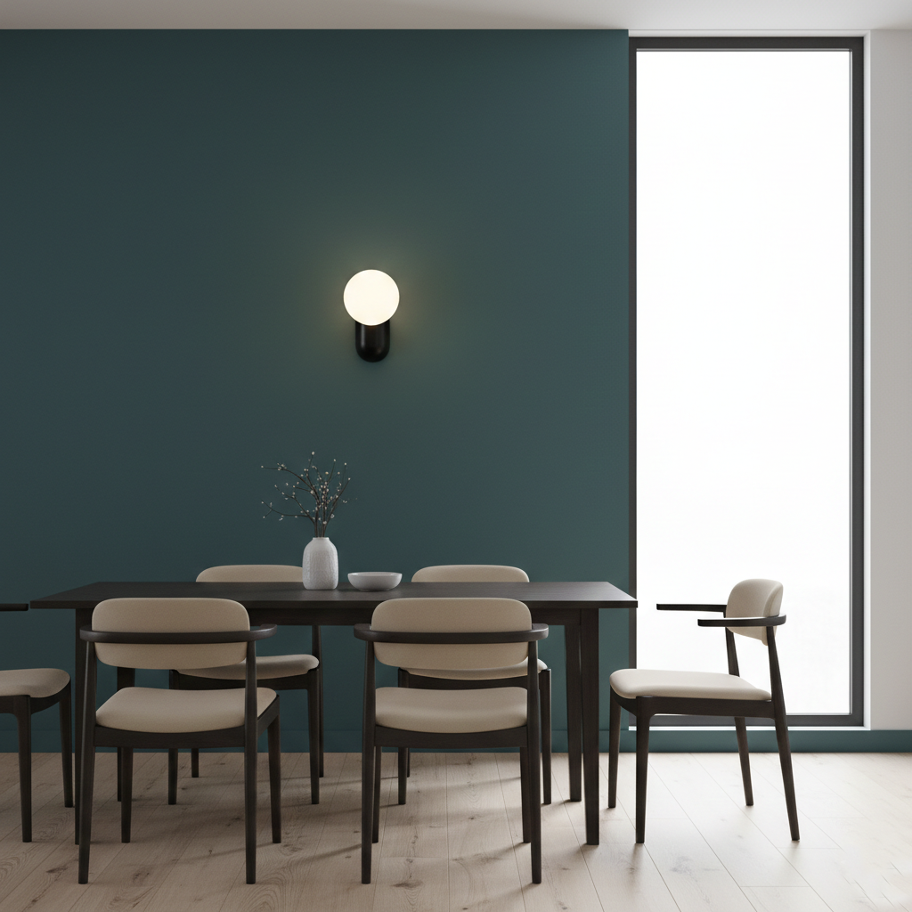 Luma Nordic Glass Orb Wall Light D784