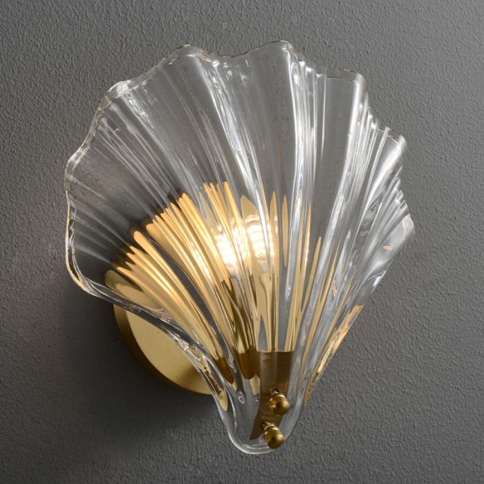 Modern Glass Design Shell Wall Lamp S139