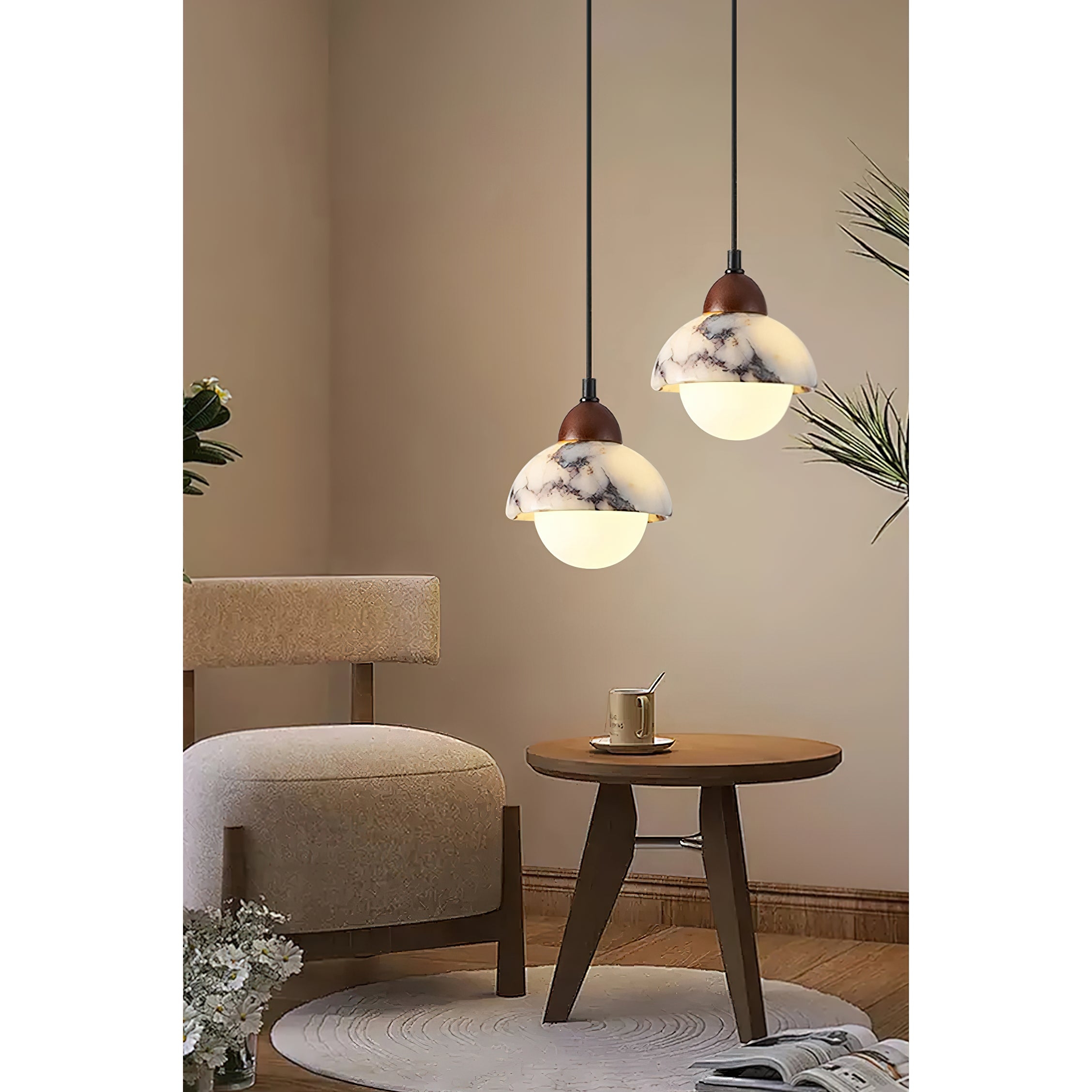 Polaris Marble Pendant Lamp D652