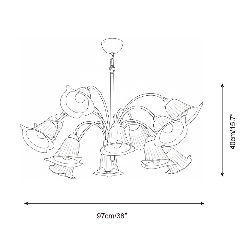 Vellina Petal Chandelier D282