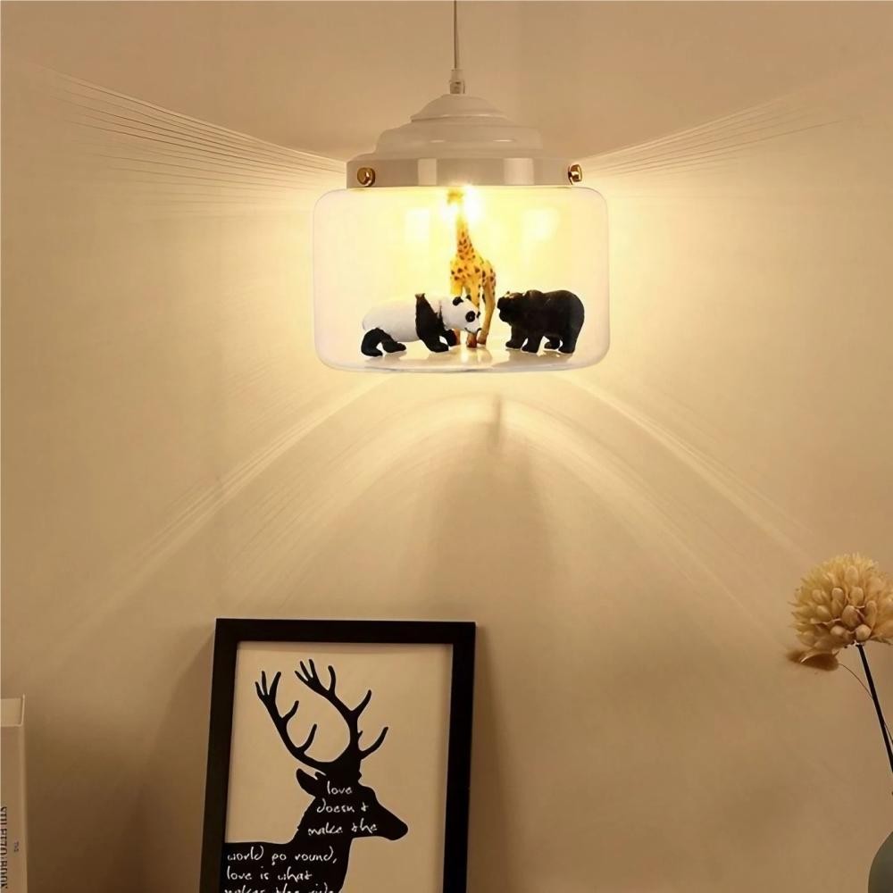 Creative Little Zoo Glass Pendant Light S83