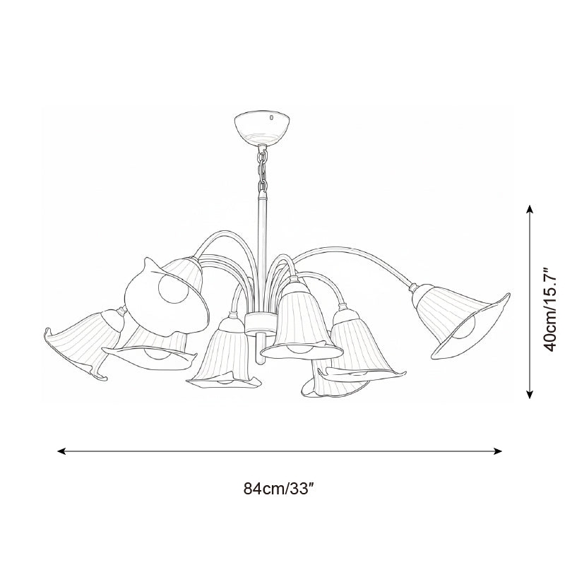 Vellina Petal Chandelier D282