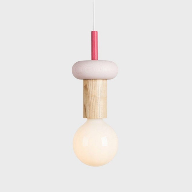 Creative Color Block Wooden Pendant Light S166
