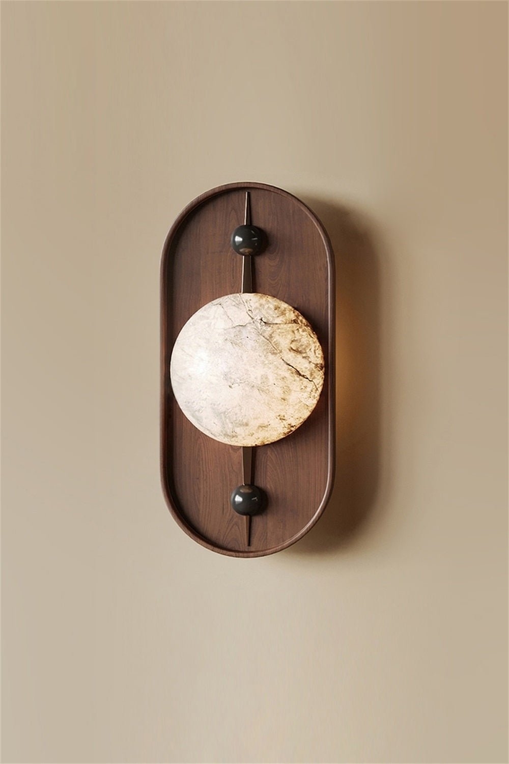 Bezel Alabaster Wall Lamp D393