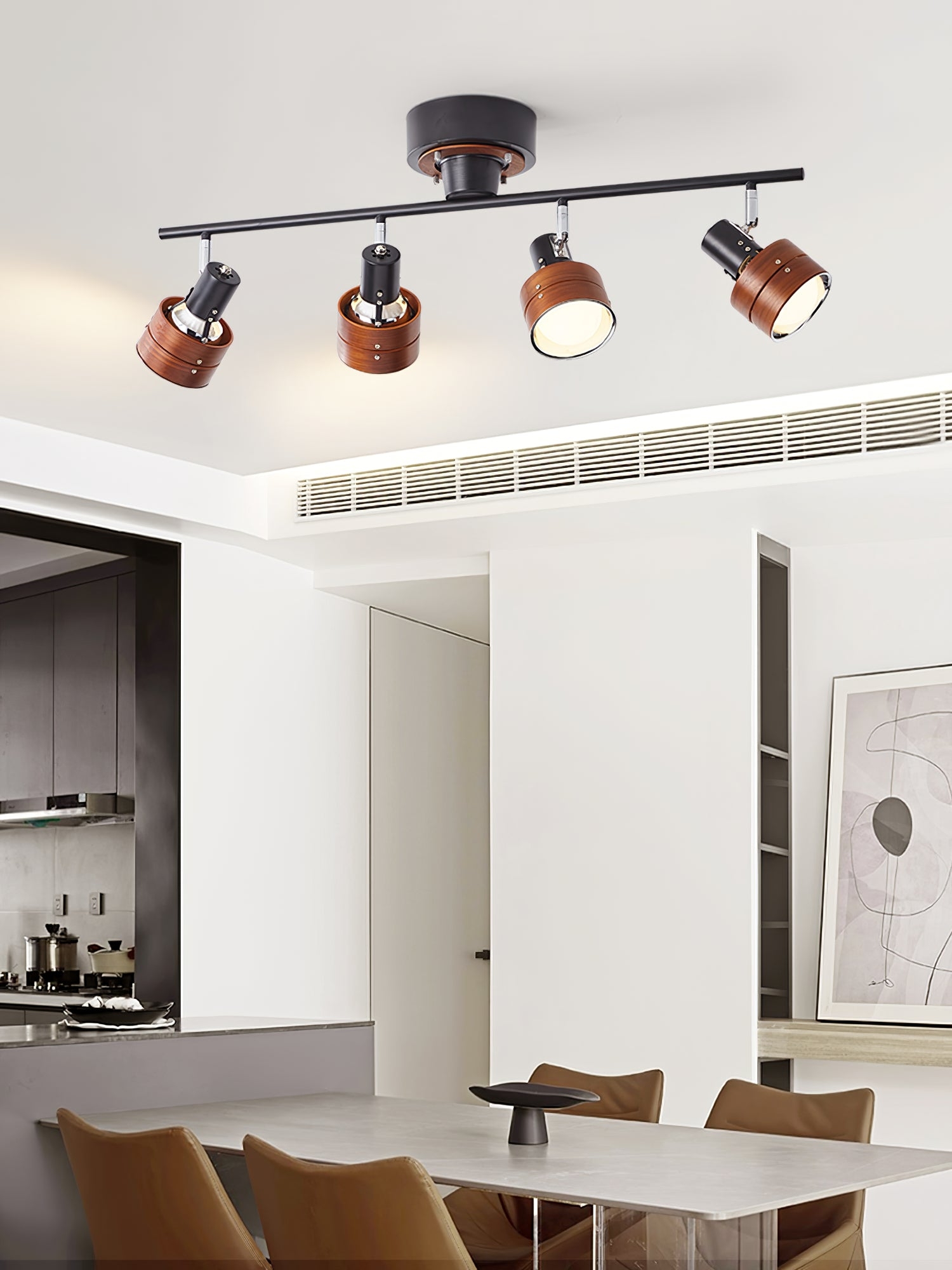 Nordic Cylindrical 4-Light Spotlight D415