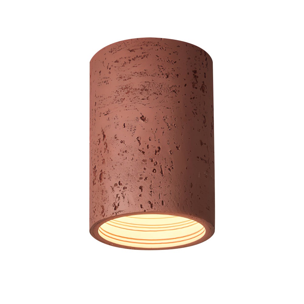 Modern Wabi-Sabi Cylindrical Ceiling Lamp M172
