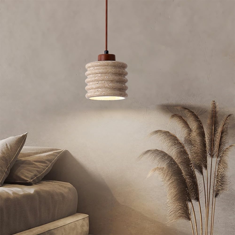 Travertine Yellow Cave Stone Chandelier D935
