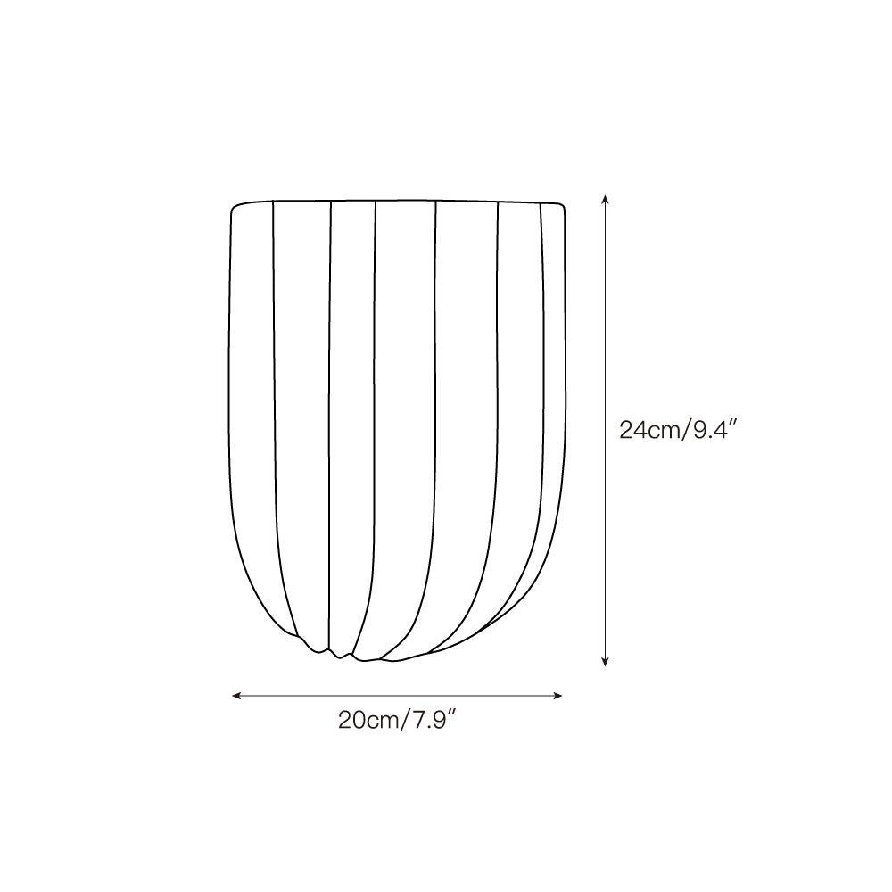 Ariel Fluted Wall Lamp D675