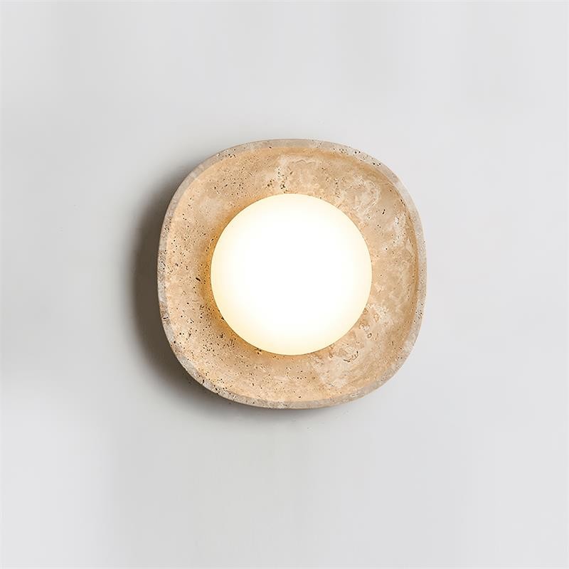 Japanese Style Wabi-Sabi Stone Wall Lamp M263