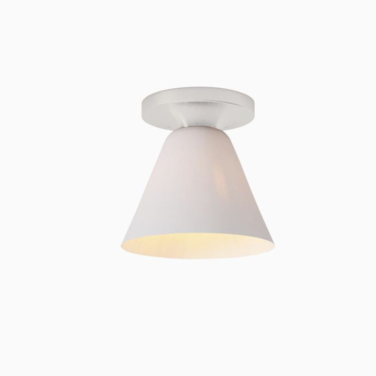 Conica Cone Flush Mount – Glass Ceiling Light for Modern Spaces T233