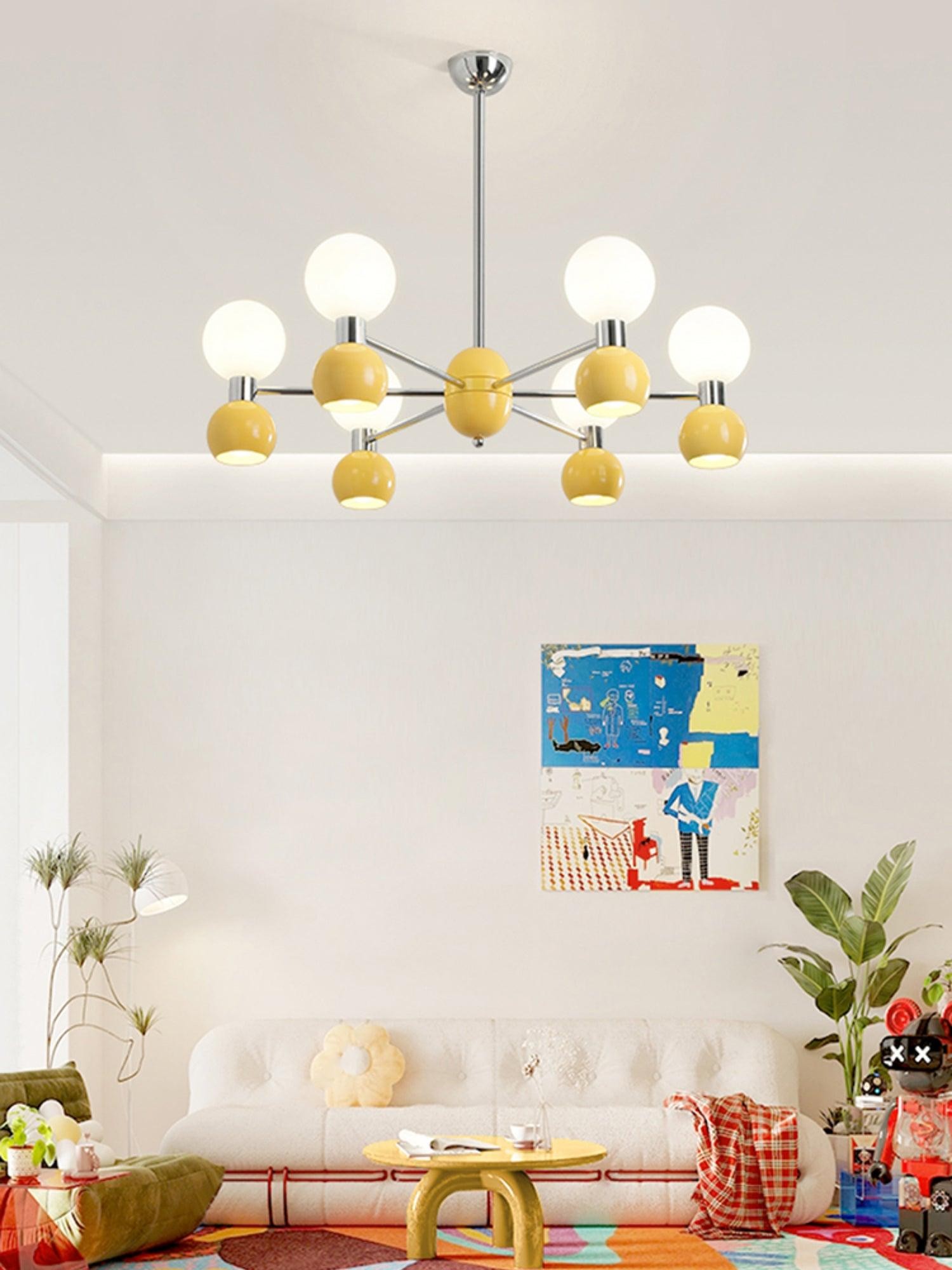 Modern Minimalist Multiple Head Metal Chandelier M313