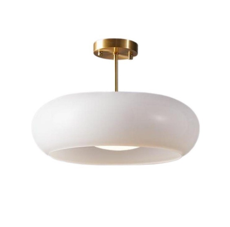 Art Deco Bauhaus Glass Disc Ceiling Light S152
