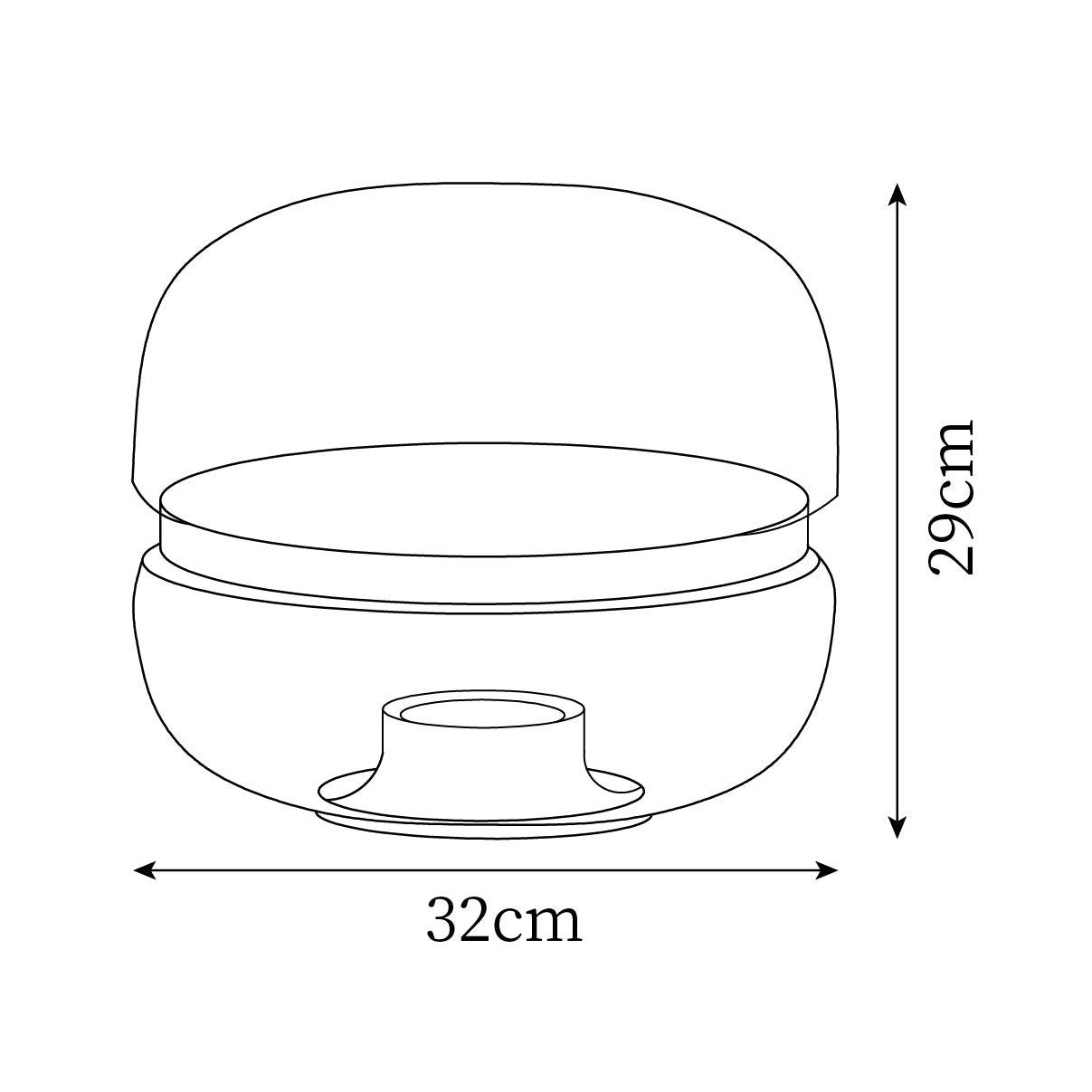 Macaron Glass Modern Table Lamp M240
