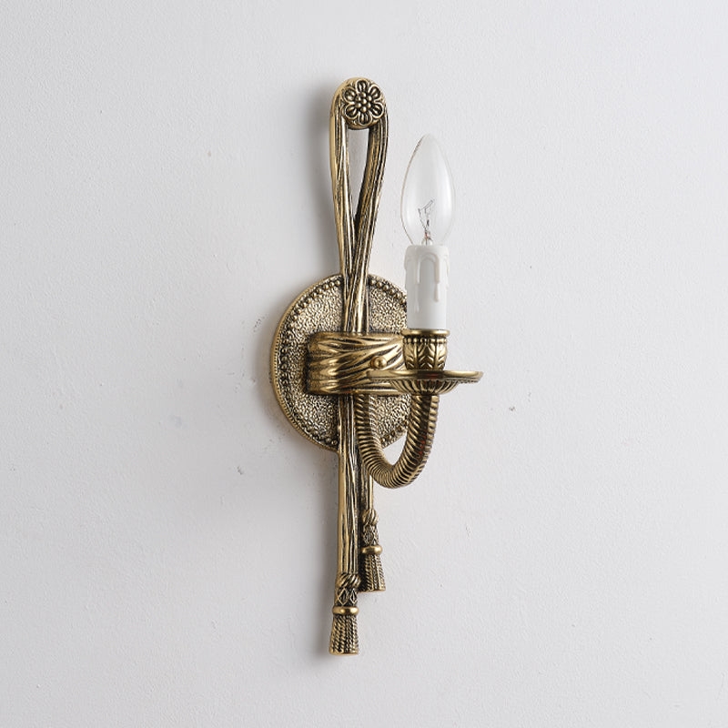 Cast Brass Sconce D584