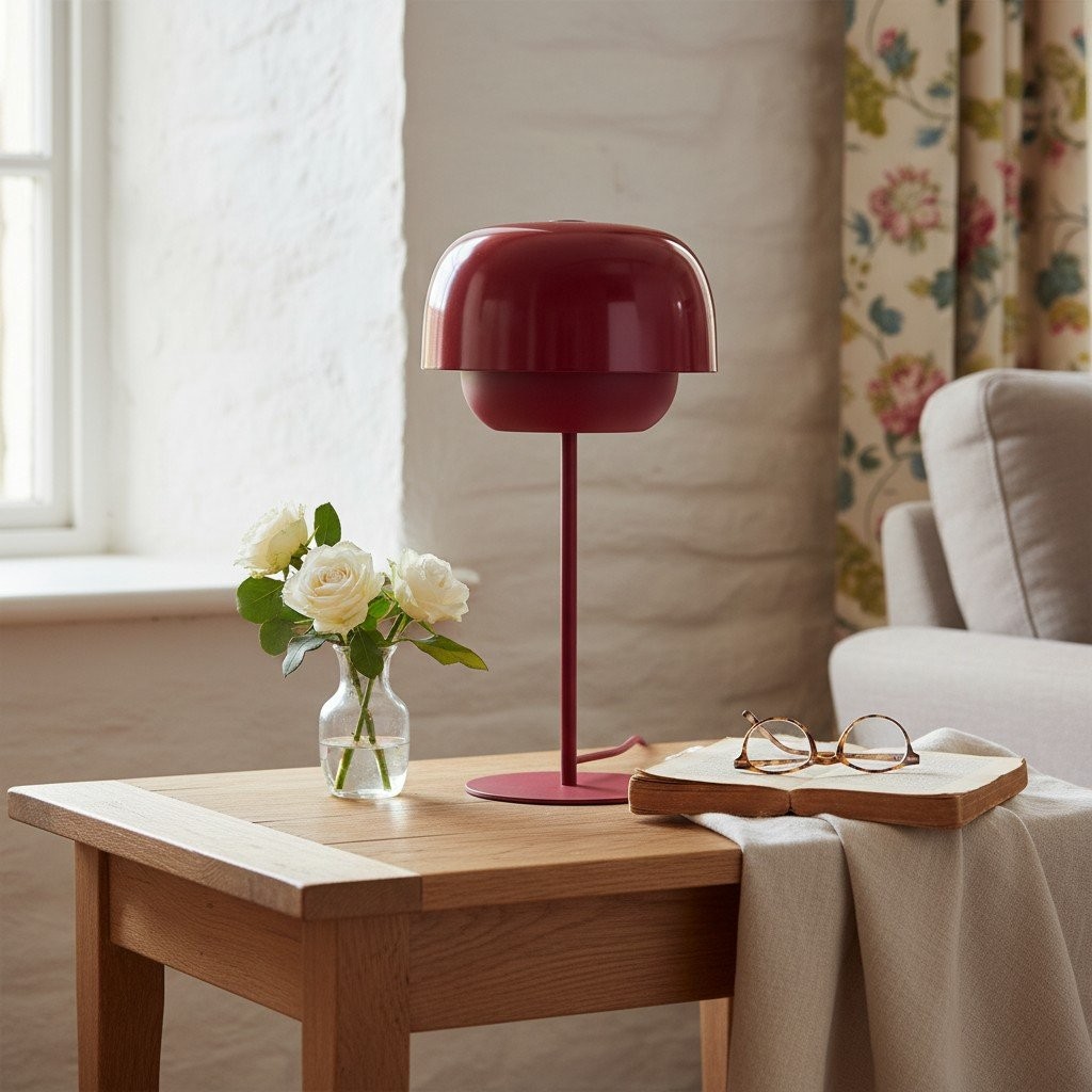 Clinco Contemporary Metal Table Lamp- Retro-Inspired Dome Design T414