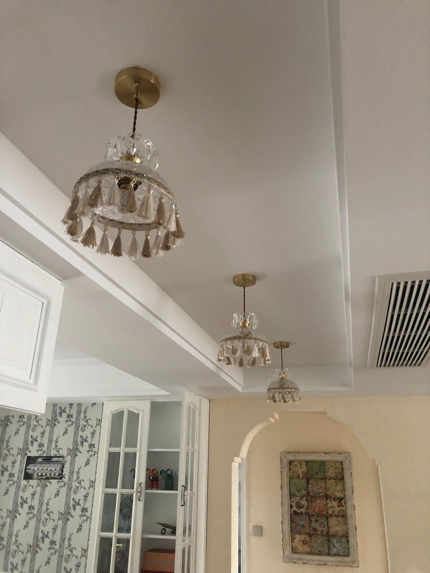 Bowl Tassel Pendant Light M491
