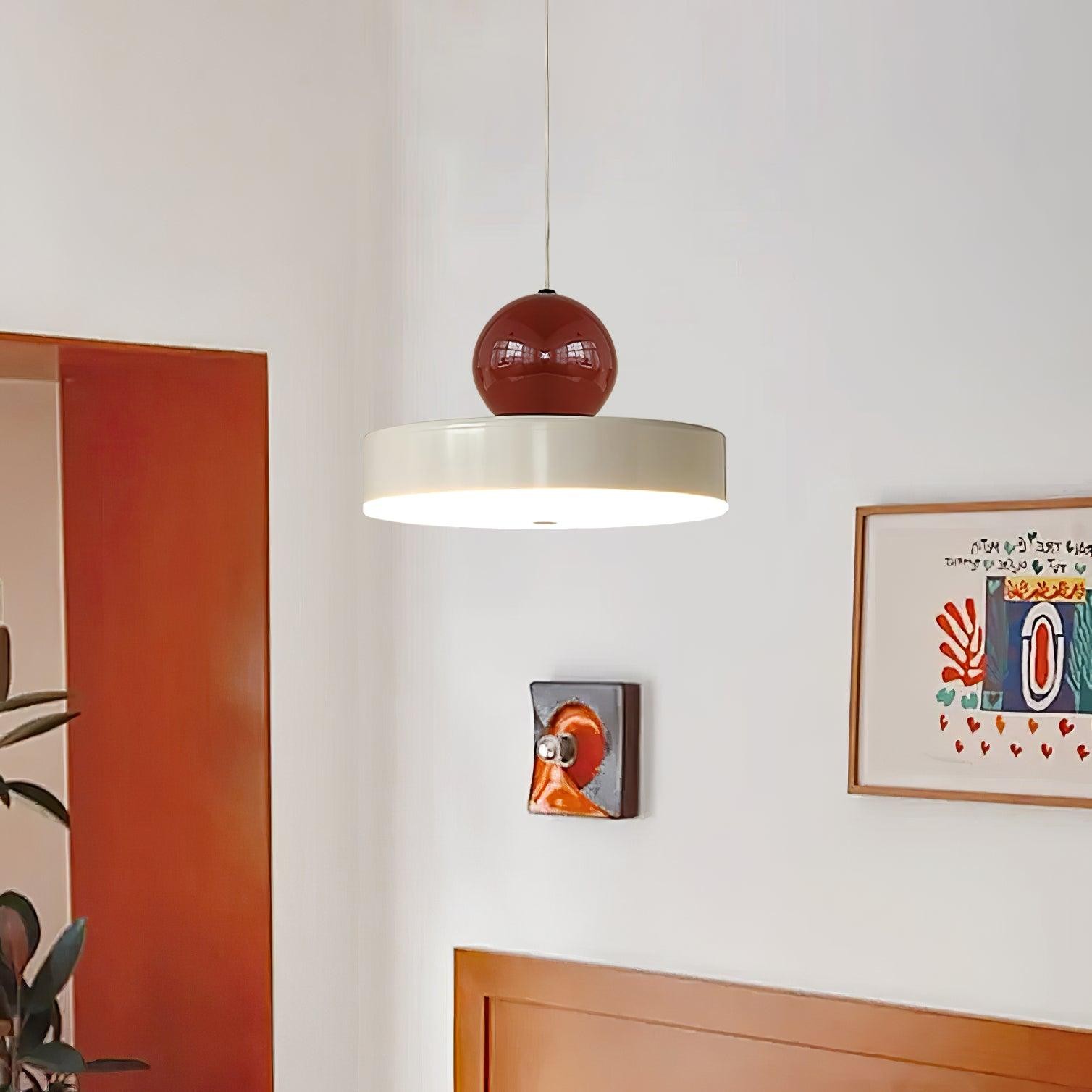 Modern Minimalist Round Led Pendant Light For Kitchen Island M225