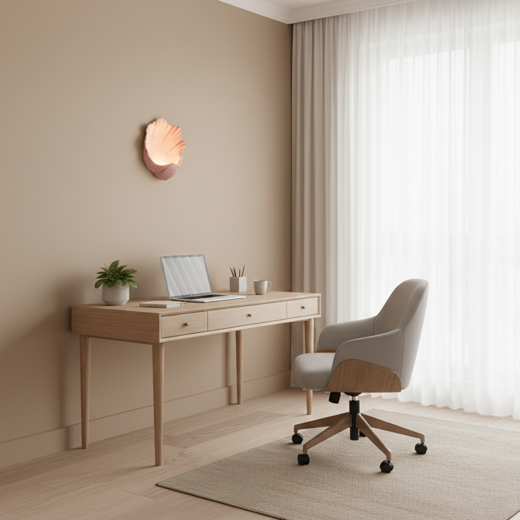 Selka Scallop Nordic Resin Wall Lamp D968
