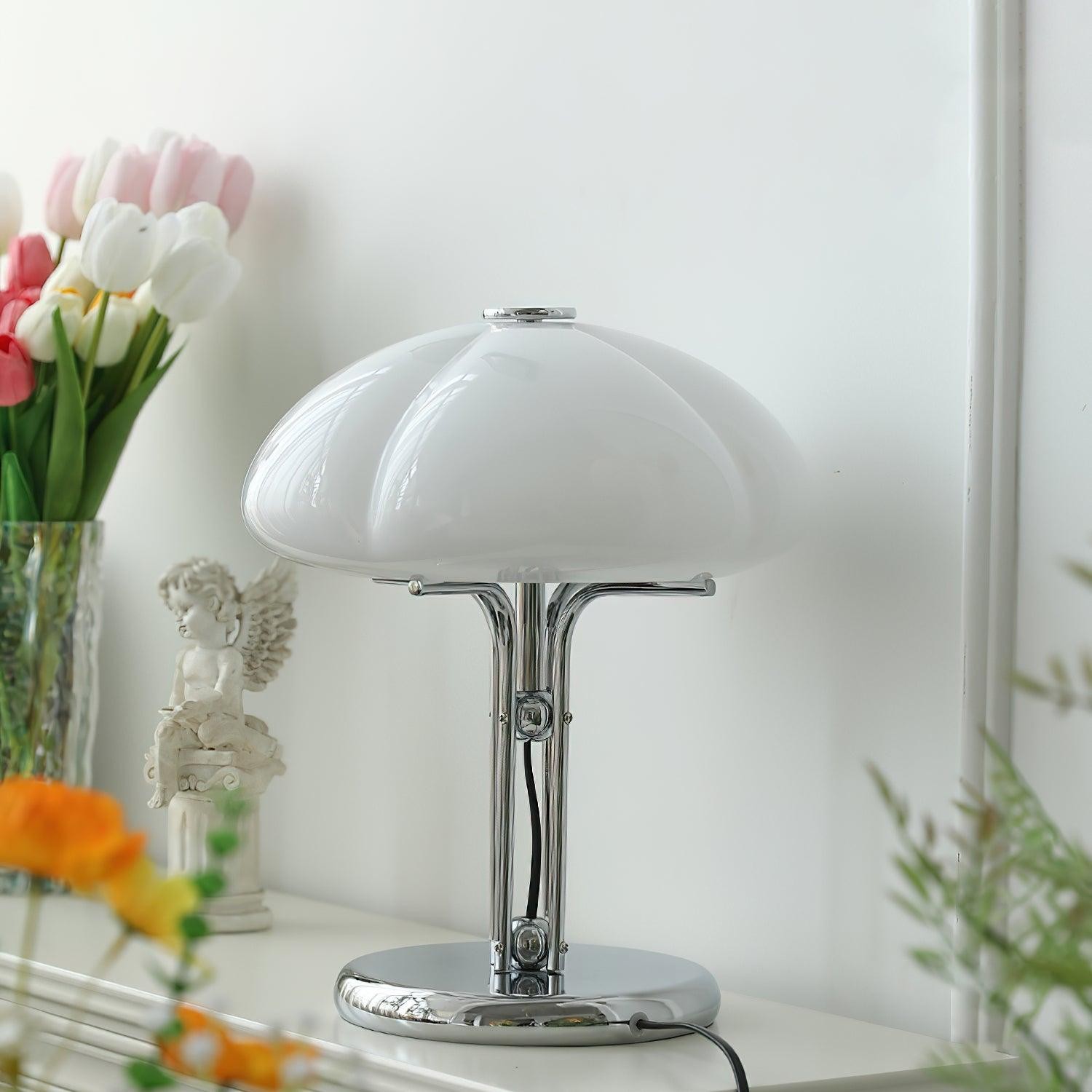 High-Grade Bedroom Bedside Mushroom Glass Table Lamp M277