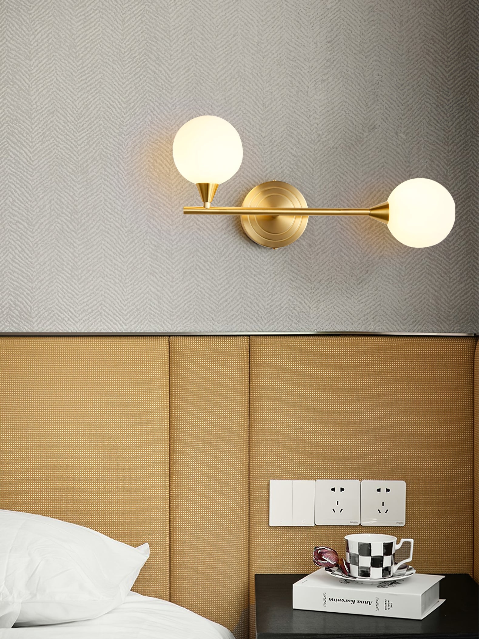 Holten Brass Armed Sconce D409