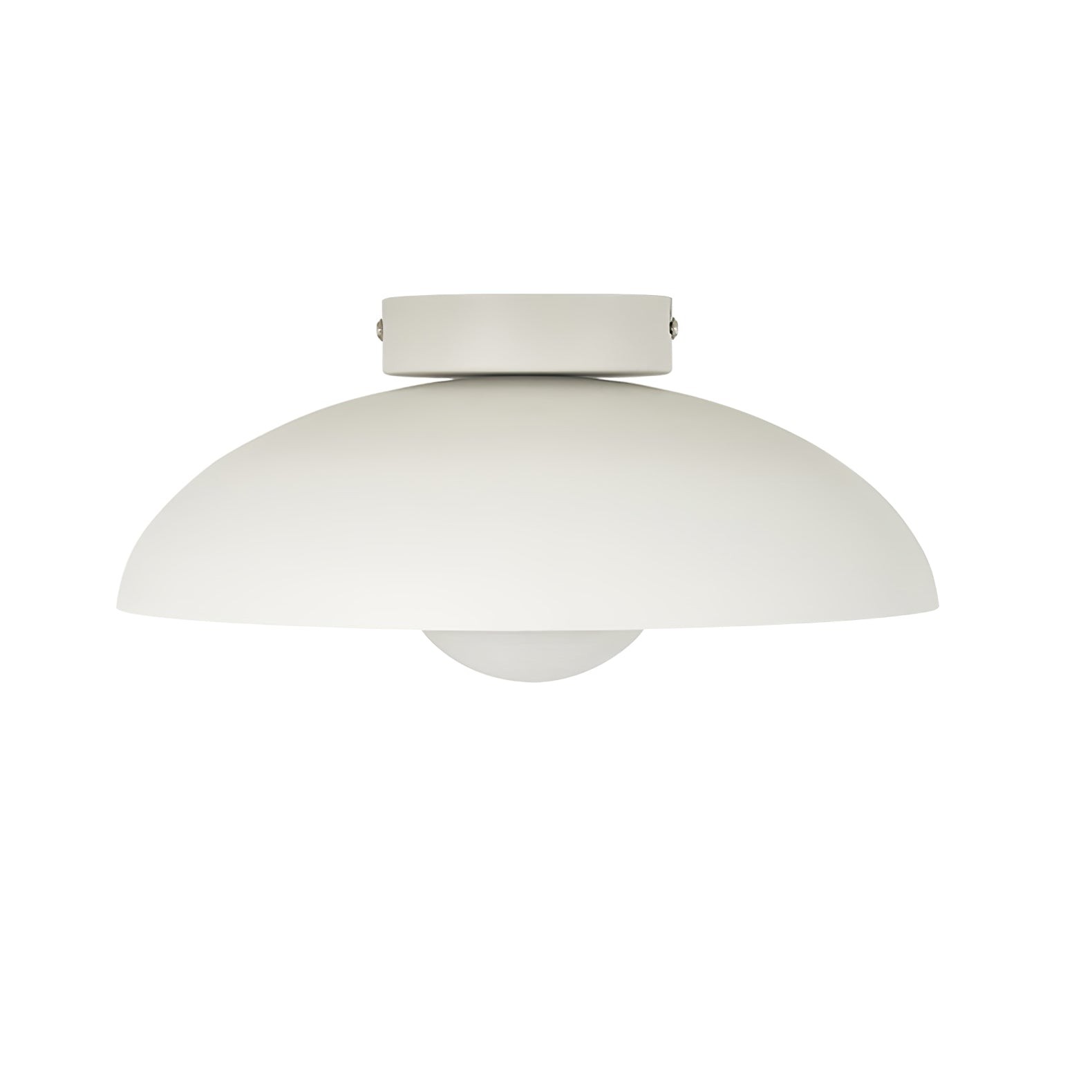 Matte Black Glass Dome Ceiling Lamp M553