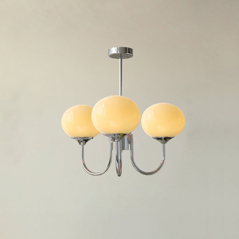 Nordic Bauhaus Glass Marshmallow Chandelier S168