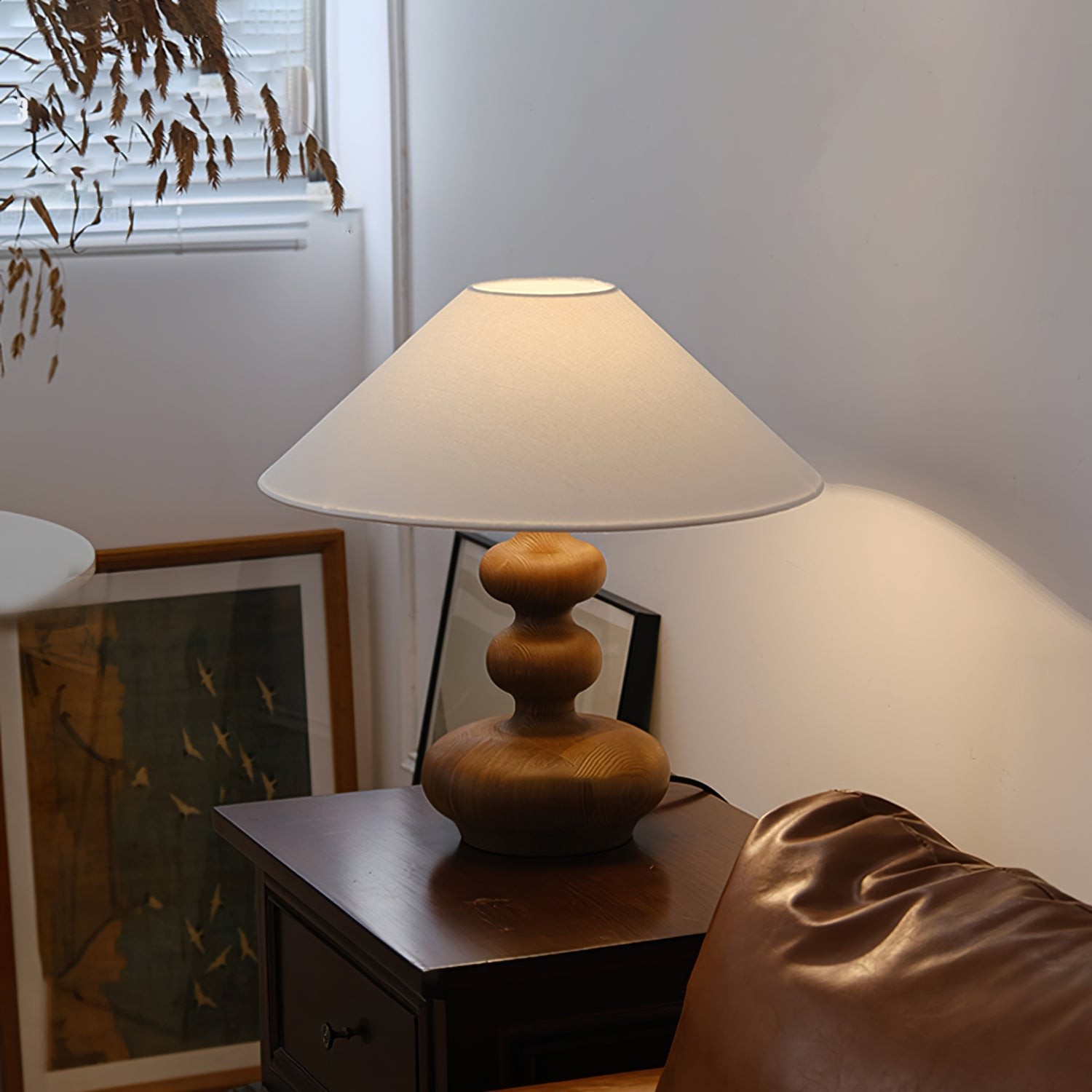 Nordic Retro Solid Wood Table Lamp M161