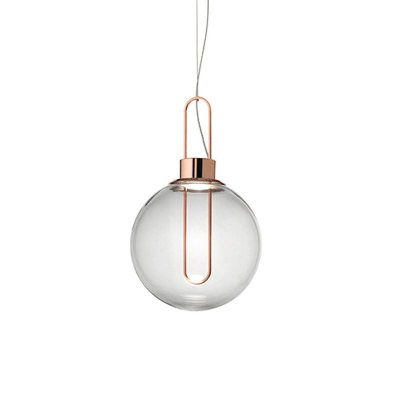 Clear Glass Orb Style Pendant Lamp M40