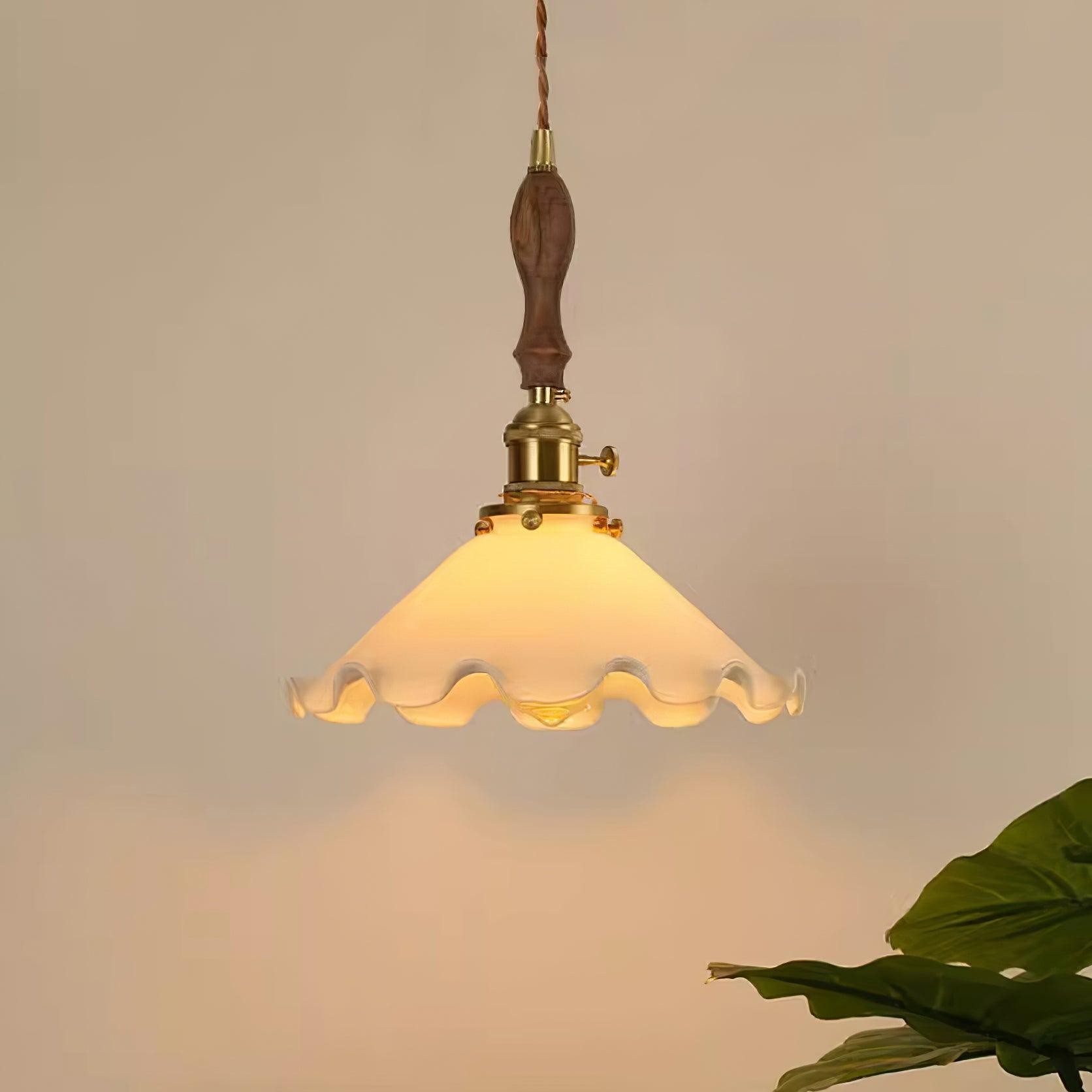 Milky Flower Pendant Light M354