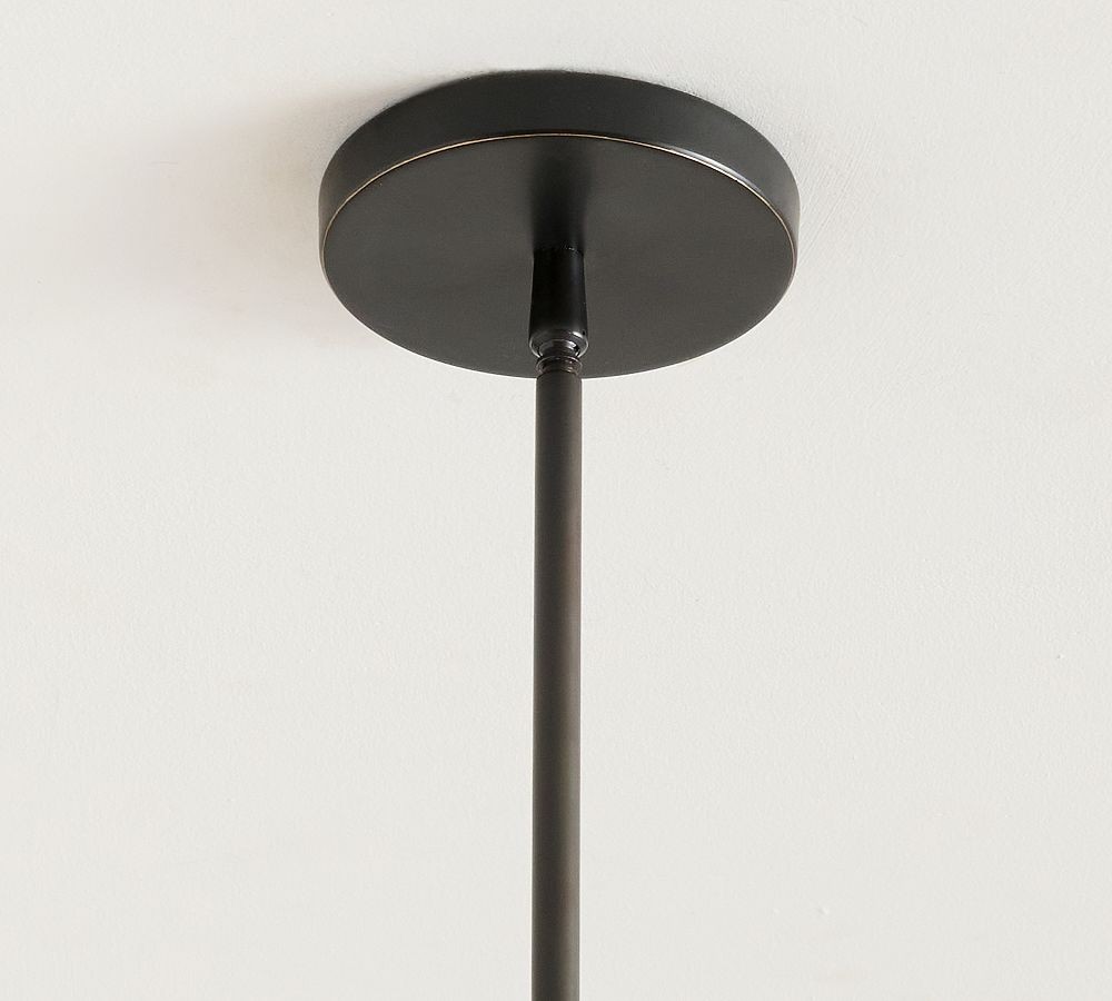 Auria Metal Brass Pendant Lighting - Vintage Finish with Glass Shade T002