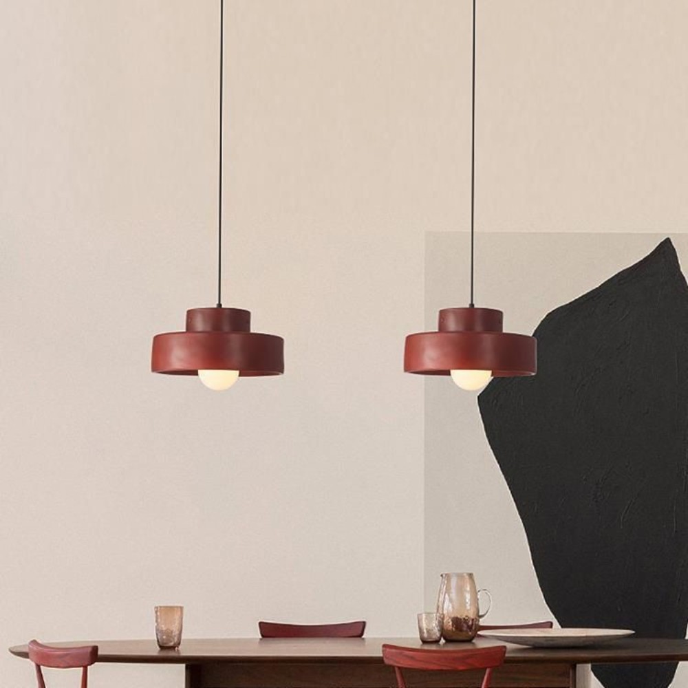 Nordic Cylinder Resin Pendant Lamp S121