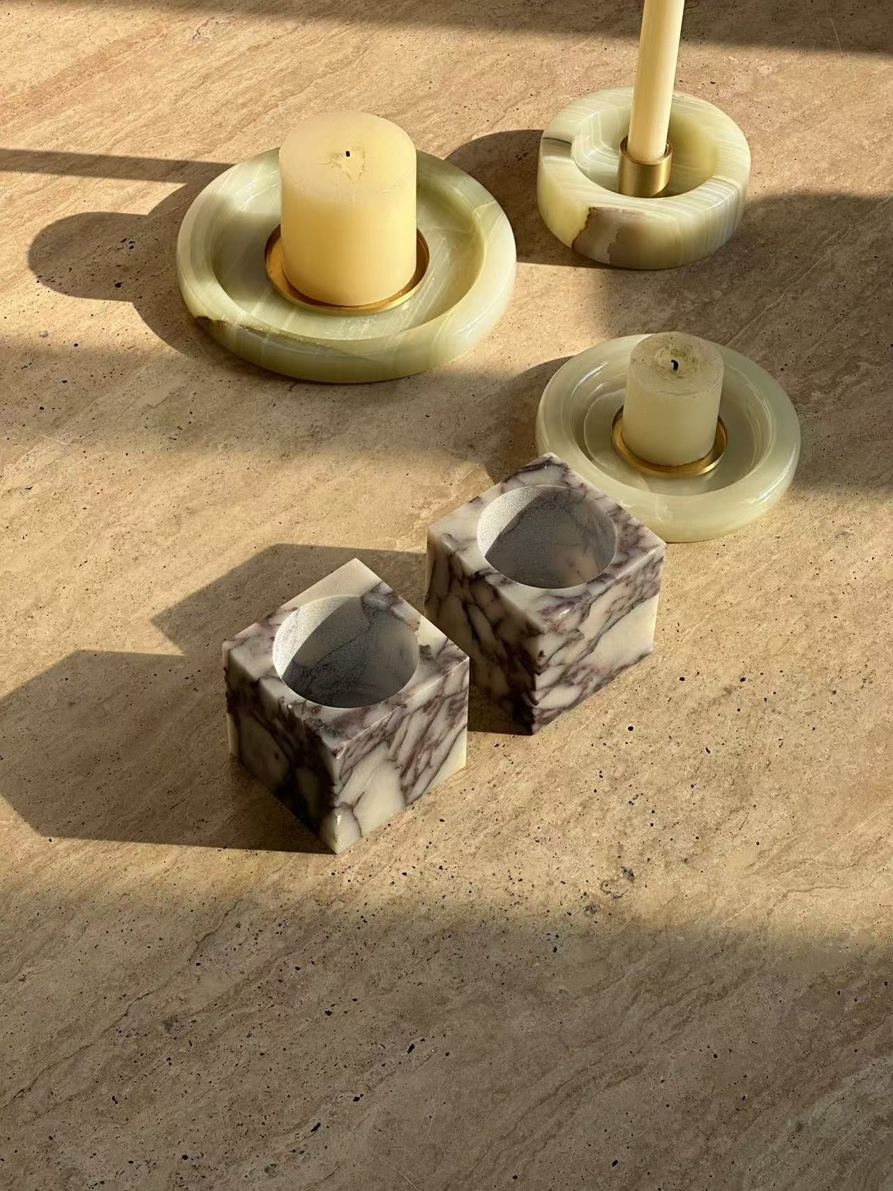 Cube Marble Table Lamp D574