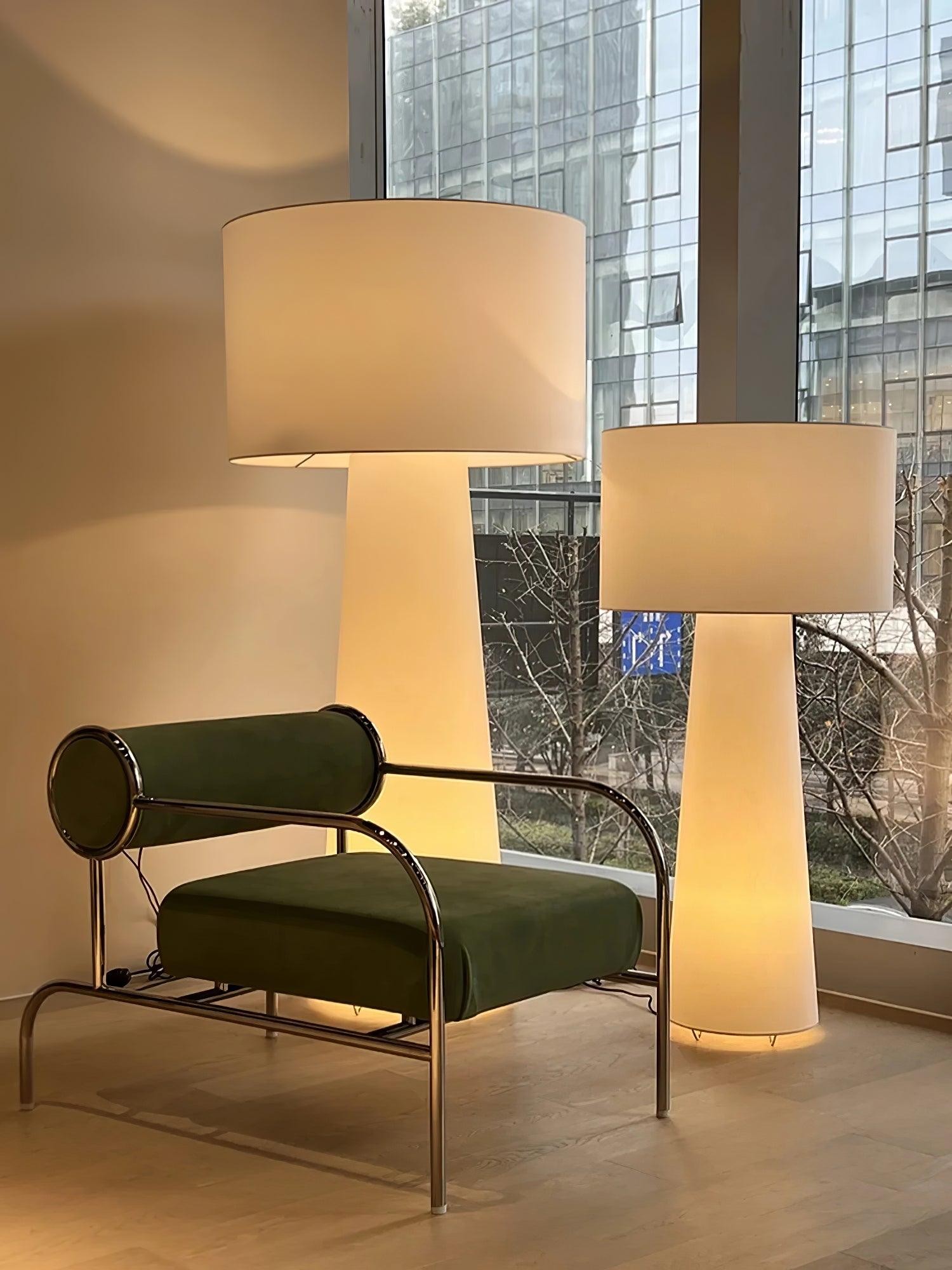 Column Fabric Floor Lamp Suitable For Living Room M76