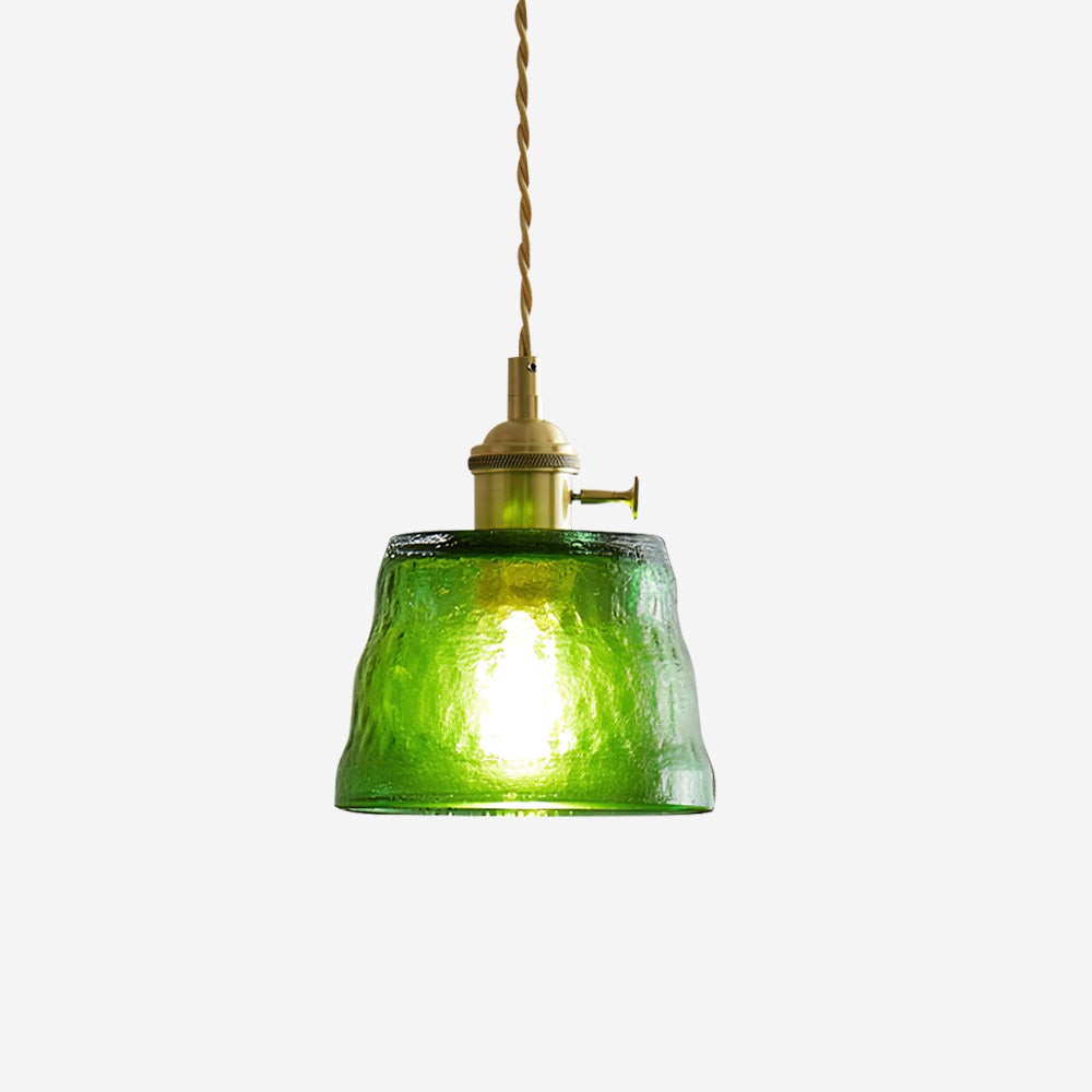 Retro Small Cup Glass Pendant Lamp M276