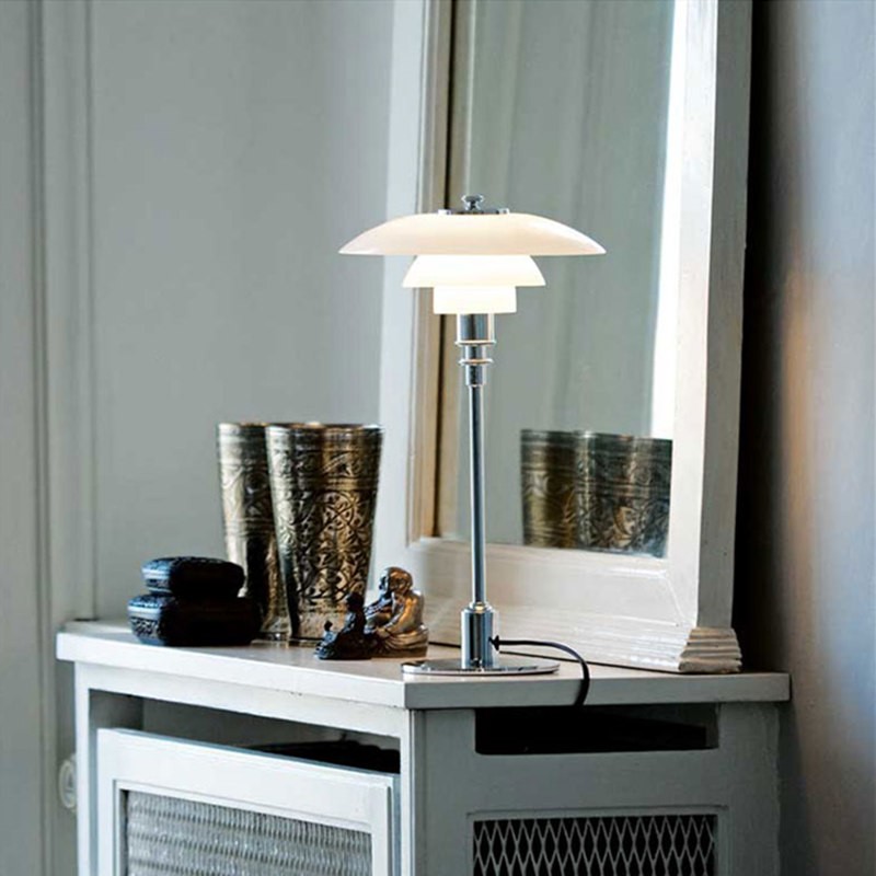 Danish Disc Multilayer Metal Table Lamp