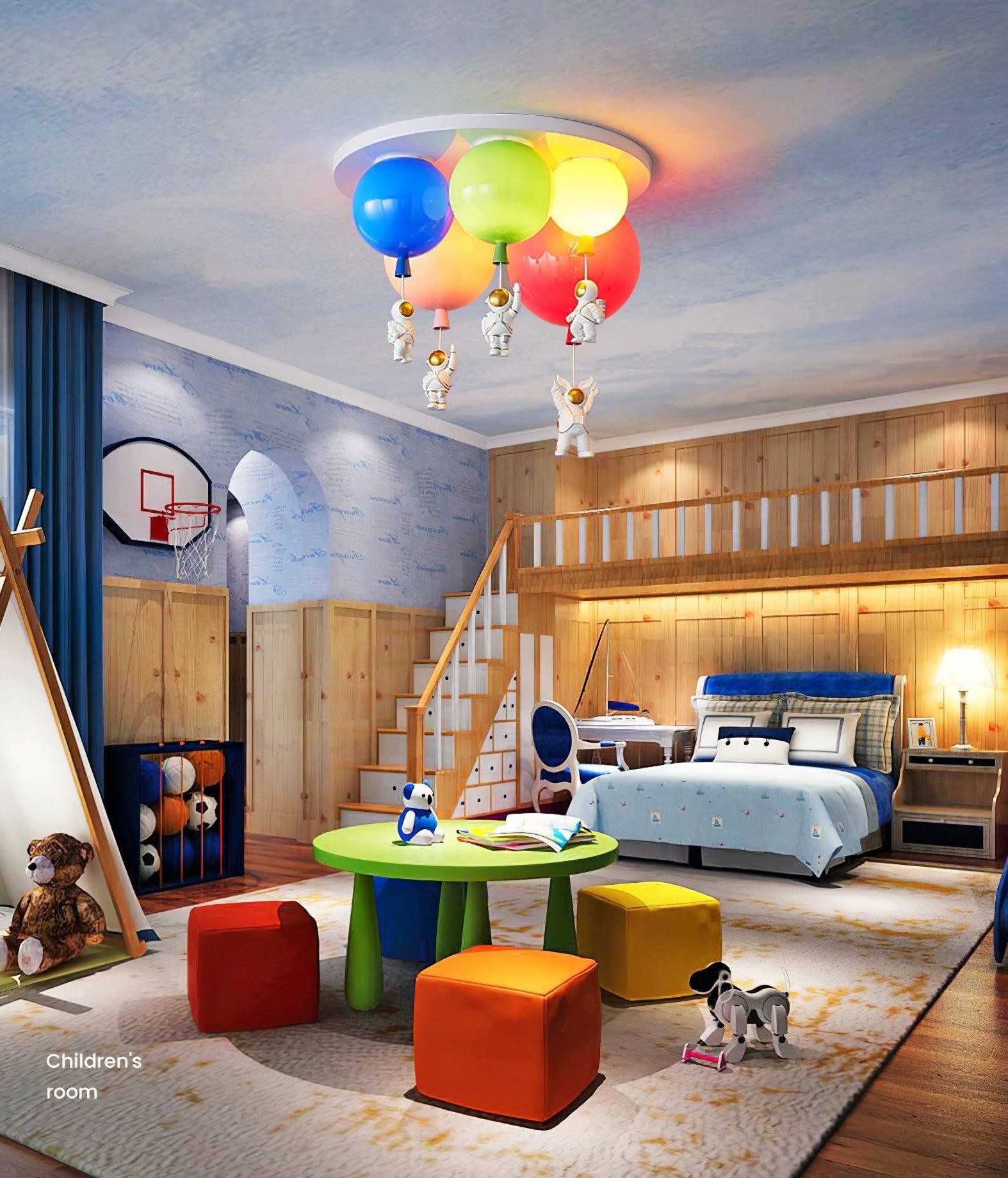 Astronaut Glossy Balloon Ceiling Lamp M494