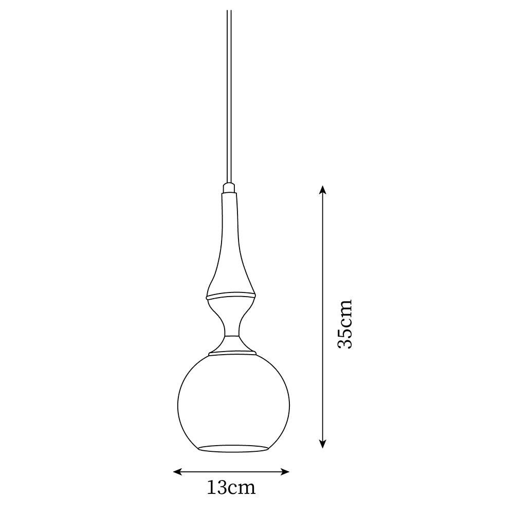 Modern Simple Cream Smooth Small Pendant Lamp M265