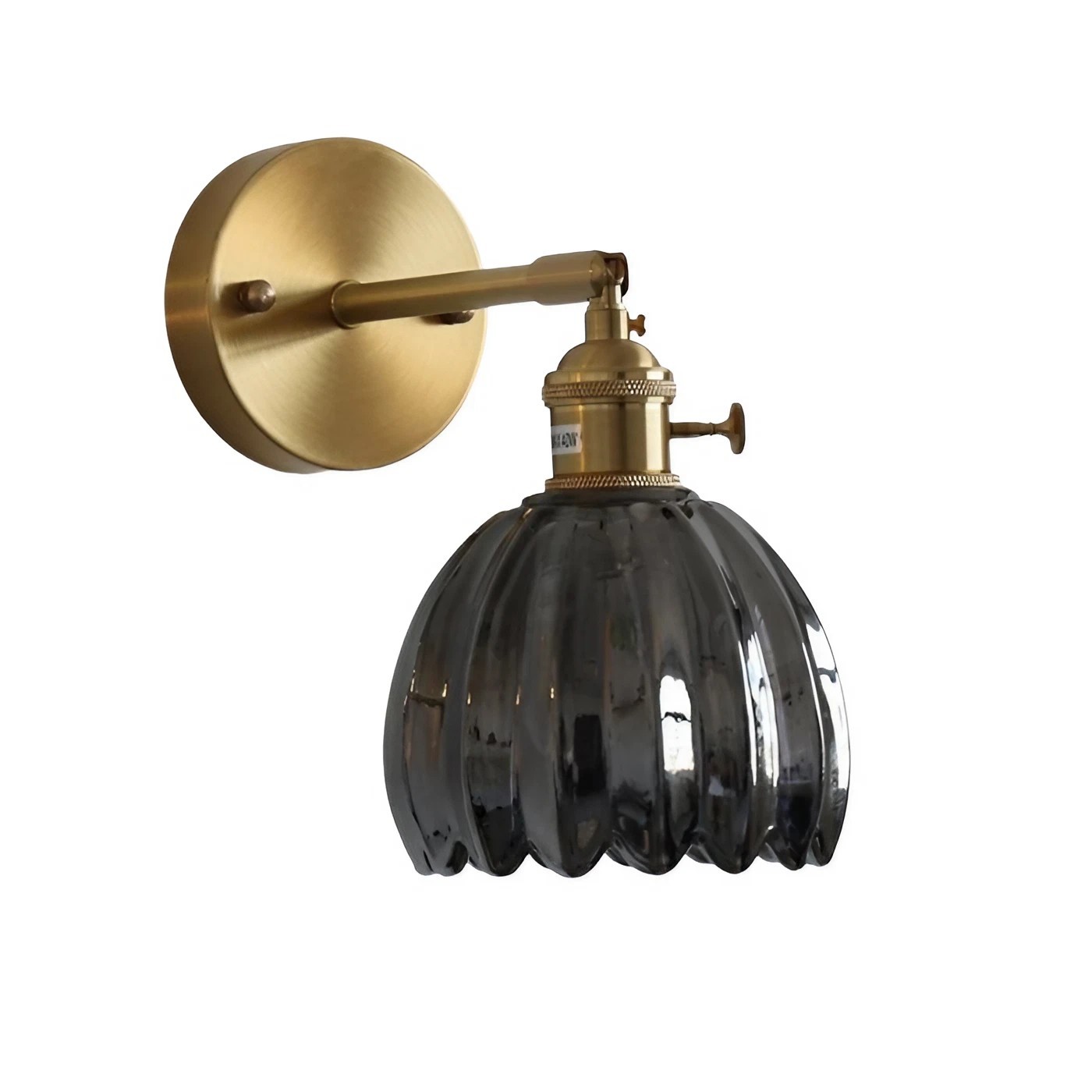 Retro Flower Bud Tulip Glass Wall Lamp S98