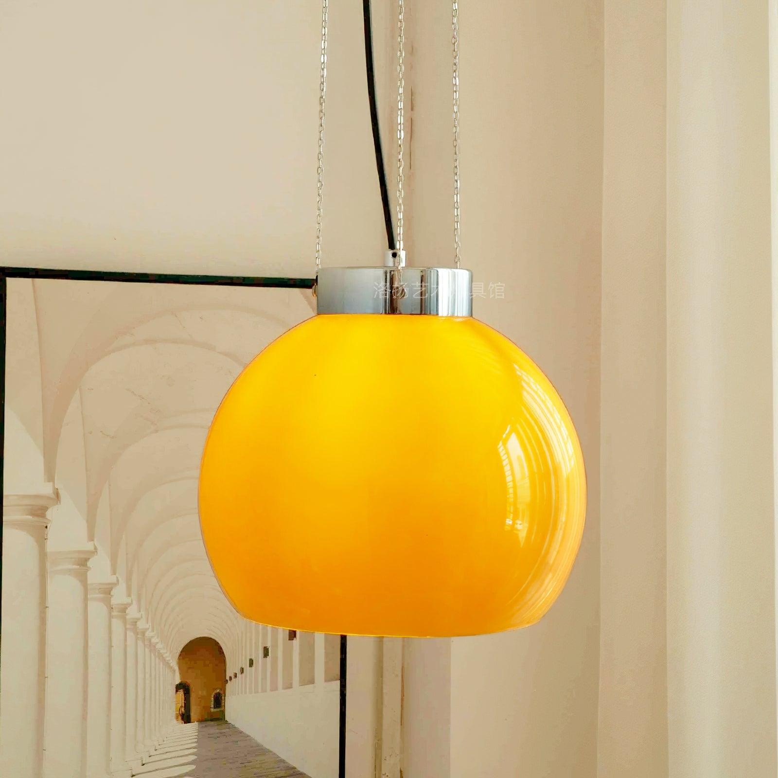 Vintage Bauhaus Creative Hemispherical Pendant Light M56